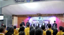 Suasana yudisium Fakultas Ilmu Sosial dan Ilmu Politik (FISIP) Universitas Wiraraja. (KLIKMADURA)
