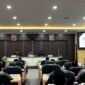 Suasana rapat paripurna DPRD Pamekasan dengan agenda pemyampaian pendapat fraksi terkait Raperda Laporan Pertanggungjawaban APBD 2025. (KLIKMADURA)