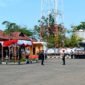 Suasana penyambutan Kapolres Sampang AKBP Anang Hardiyanto, S.I.K di halaman Mapolres Sampang. (KLIKMADURA)