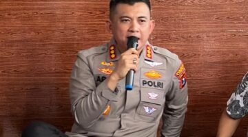 Kapolrestas Sumenep, Kombes Pol Ariek Indra Sentanu saat bersilaturrahim dengan Pengurus SMSI Sumenep. (KLIKMADURA)