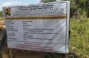 Papan nama Program Percepatan Peningkatan Tata Guna Air Irigasi (P3-TGAI) di Kabupaten Sampang. (KLIKMADURA)