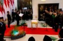 Suasana pelantikan Faisol Ansori sebagai Pj Sekada Kabupaten Sampang. (ALI MUCHTAR / KLIKMADURA)