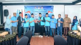 Pengurus DPD Gelora Pamekasan dalam suatu kegiatan beberapa waktu lalu. (DOK. KLIKMADURA)