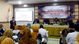 Suasana akreditasi RSUD Smart dari Komisi Akreditasi Rumah Sakit (KARS) Kementerian Kesehatan RI. (KLIKMADURA)