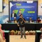 Direktur Vispol Indonesia Misbahul Munir Ali, S.H., M.H., saat memaparkan materi. (KLIKMADURA)