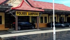 Kantor Polres Sampang. (ALI MUCHTAR / KLIKMADURA)