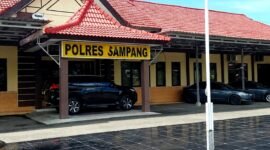 Kantor Polres Sampang. (ALI MUCHTAR / KLIKMADURA)