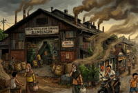 Gambar ilustrasi gudang tempat penggilingan tembakau. (DOK. KLIKMADURA)