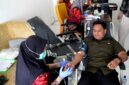 Suasana Donor Darah dan Cek Kesehatan Gratis yang digelar Kantor Imigrasi Kelas II Non TPI Pamekasan. (KLIKMADURA)