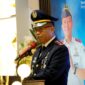 Kalapas Narkotika Kelas IIA Pamekasan Kusnan saat menyampaikan sambutan pada penyerahan SK salinan remisi. (KLIKMADURA)