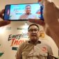 Area Manager Communication, Relation & CSR Pertamina Patra Niaga Regional Jatimbalinus, Ahad Rahedi, saat diwawancara awak media saat menghadiri kegiatan AJP Fiesta 2026 di Hotel Royal Orchid, Batu. (KLIKMADURA)