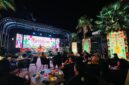 Area Manager Communication, Relation & CSR Pertamina Patra Niaga, Ahad Rahedi menyampaikan sambutan saat gala dinner di Paolo Kafe, Batu. (PRENGKI WIRANANDA / KLIKMADURA)