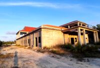 Penampakan bangunan Puskesmas Bulangan Haji setelah mulai dikerjakan tahap 2. (DOK. KLIKMADURA)