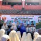 Kepala SDI Al-Munawwarah Pamekasan Dedeh Rosidah menyampaikan sambutan saat pemilihan OSSDA. (KLIKMADURA)