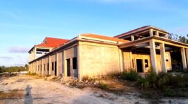 Gedung baru Puskesmas Bulangan Haji, Kabupaten Pamekasan. (LAILIYATUN NURIYAH / KLIKMADURA)