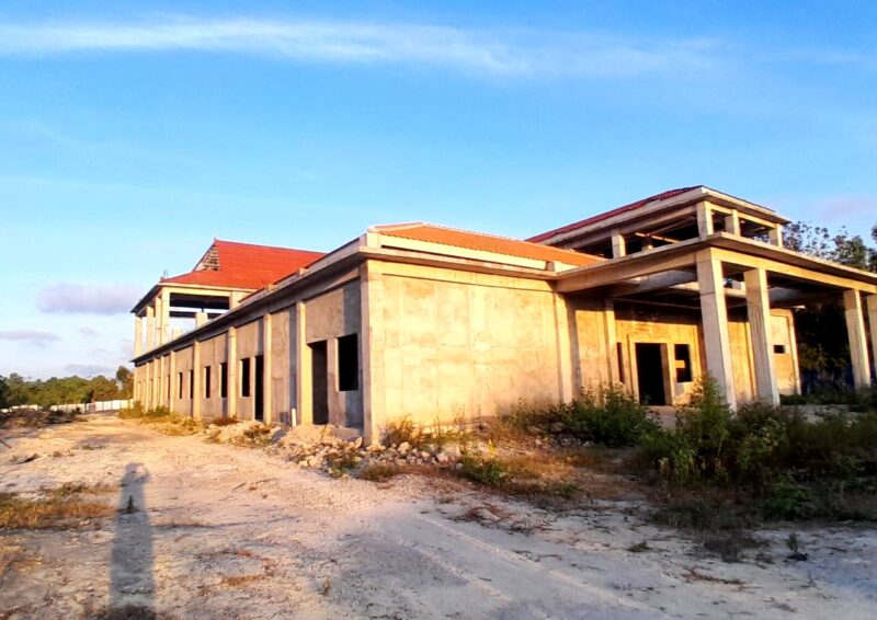Gedung baru Puskesmas Bulangan Haji, Kabupaten Pamekasan. (LAILIYATUN NURIYAH / KLIKMADURA)