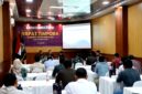 Suasana rapat Timpora Bangkalan saat rapat di Aula Hotel Rose, Bangkalan, Kamis (20/8/2026).