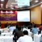 Suasana rapat Timpora Bangkalan saat rapat di Aula Hotel Rose, Bangkalan, Kamis (20/8/2026).