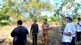 Proses survei lahan Sekolah Rakyat (SR) Pamekasan. (ISTIMEWA)