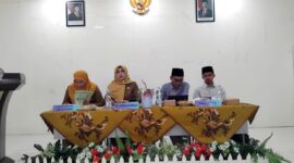 Suasana Workshop Naskah Kuno di Aula Santomerto, lantai 2 Perpustakaan Daerah (Perpusda) Sampang. (KLIKMADURA)