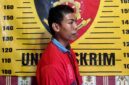 MR, warga Kecamatan Kokop, Kabupaten Bangkalan saat diamankan Polres Sampang atas kasus curanmor. (KLIKMADURA)