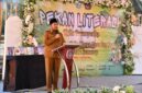 Bupati Sumenep, Achmad Fauzi Wongsojudo menyampaikan sambutan saat menghadiri Pekan Literasi 2026 di SMAN 1 Sumenep. (KLIKMADURA)