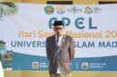 Rektor UIM, Dr. H. Ahmad saat memimpin apel HSN 2026. (KLIKMADURA)