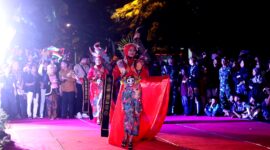 Peragaan busana batik saat Harjad Pamekasan beberapa tahun lalu. (DOK. KLIKMADURA)