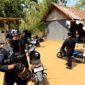 Suasana penggerebekan bilik narkoba di Kecamatan Proppo, Pamekasan. (DOK. KLIKMADURA)