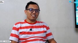 Dokter Umum Puskesmas Pademawu Pamekasan dr. Ahmad Kusairi, saat siniar dalam Program Bincang Kesehatan Klik Madura. (ISTIMEWA)