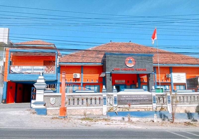 Kantor BPBD Kabupaten Sampang. (KLIKMADURA)