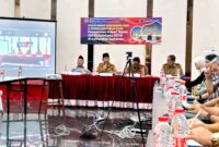 Bupati Sumenep Achmad Fauzi Wongsojudo memimpin FGD penyusunan RDTR di Hotel Kaberaz Sumenep. (KLIKMADURA)