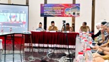 Bupati Sumenep Achmad Fauzi Wongsojudo memimpin FGD penyusunan RDTR di Hotel Kaberaz Sumenep. (KLIKMADURA)