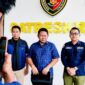 Kasatreskrim Polres Pamekasan, AKP Yoyok Hardianto (tengah) saat menggelar konferensi pers, Kamis (8/10/2026).