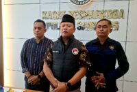 Kasat Narkoba Polres Sampang, IPTU Yuda Julianto saat press rilis. (KLIKMADURA)