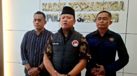 Kasat Narkoba Polres Sampang, IPTU Yuda Julianto saat press rilis. (KLIKMADURA)