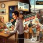 Ilustrasi penipuan umrah. (Meta AI)