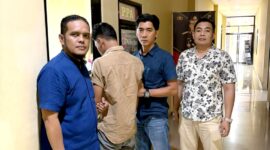 MFH (20), warga Kecamatan Talango digelandang polisi karena terlibat kasus dugaan pencabulan terhadap anak di bawah umur. (HUMAS POLRESTA SUMENEP FOR KLIKMADURA)