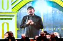 Bupati Sumenep Dr. Achmad Fauzi Wongsojudo menyampaikan sambutan saat haul raja-raja. (KLIKMADURA)