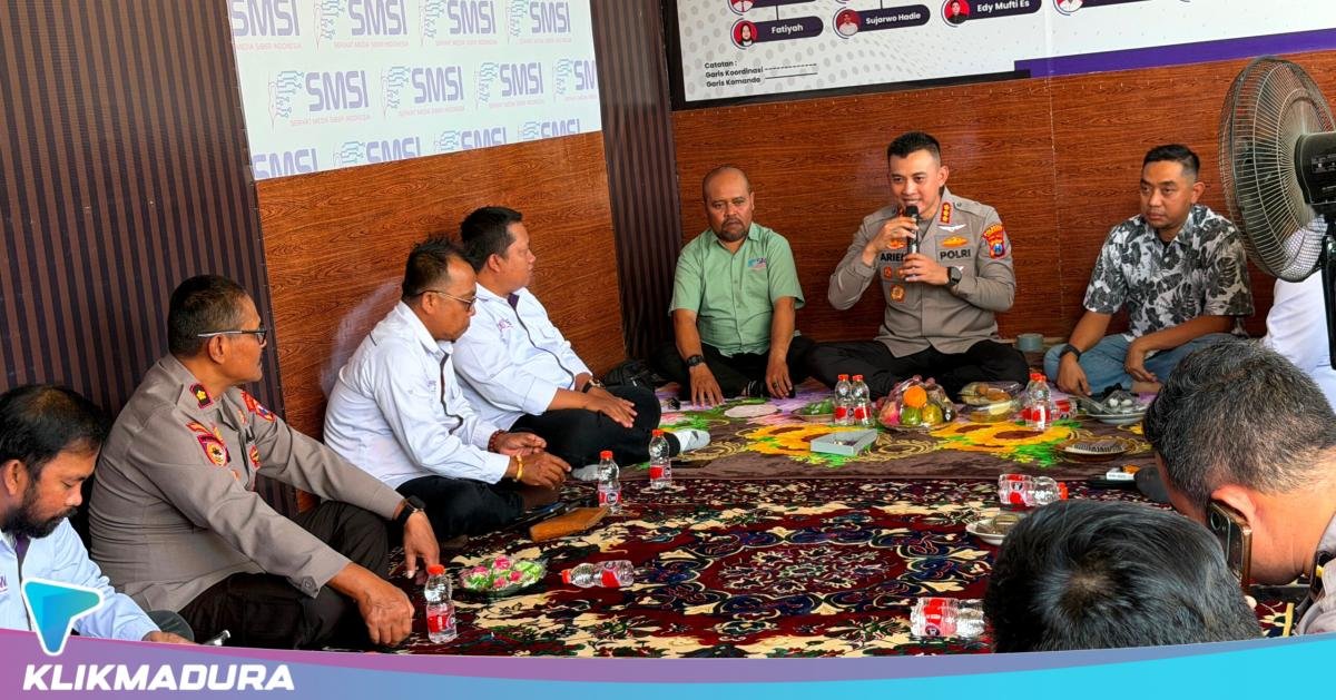 Kapolresta Sumenep Sambangi Kantor SMSI, Bangun Kolaborasi Kuat dengan Insan Pers