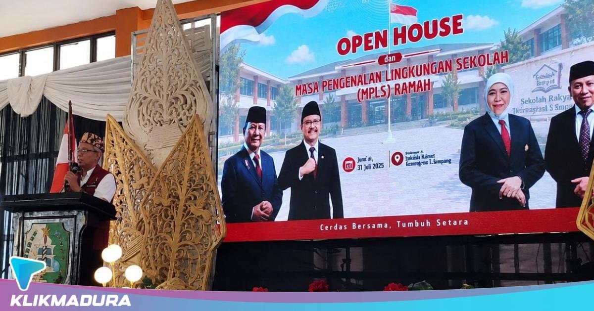 Sekolah Rakyat Terintegrasi Sampang Resmi Dimulai, 335 Siswa Dapat Asrama, Makan, dan Pembinaan Karakter Gratis