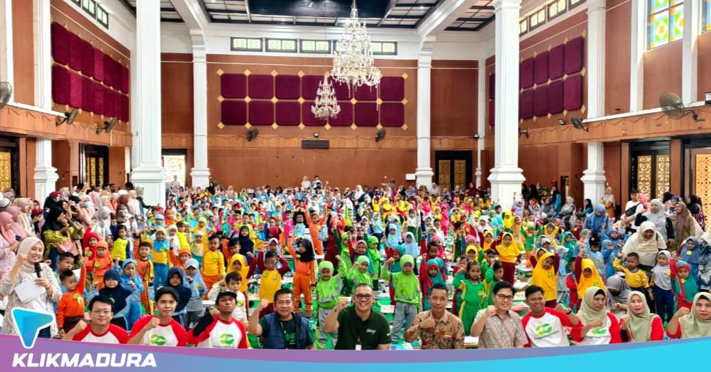 Pegadaian Syariah Madura Gelar Lomba Mewarnai, 400 Anak Antusias Jadi Peserta