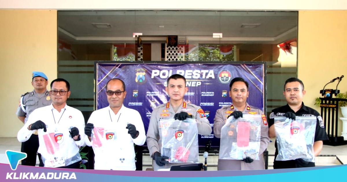 Operasi Tumpas Narkoba Semeru 2026, Polresta Sumenep Bekuk 7 Tersangka dan Sita 5,5 Gram Sabu