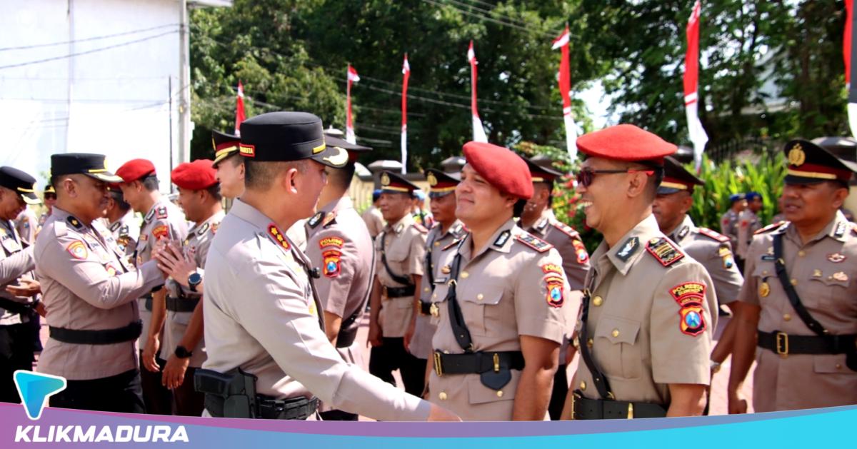 Polresta Sumenep Gelar Mutasi Besar-besaran, Sejumlah Kasat dan Kapolsek Diganti