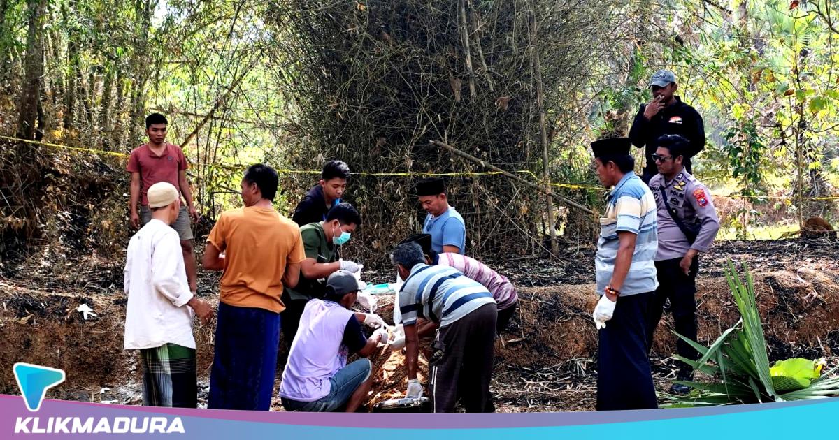 Geger! Warga Batang-Batang Sumenep Temukan Mayat Perempuan Terbakar di Tegalan