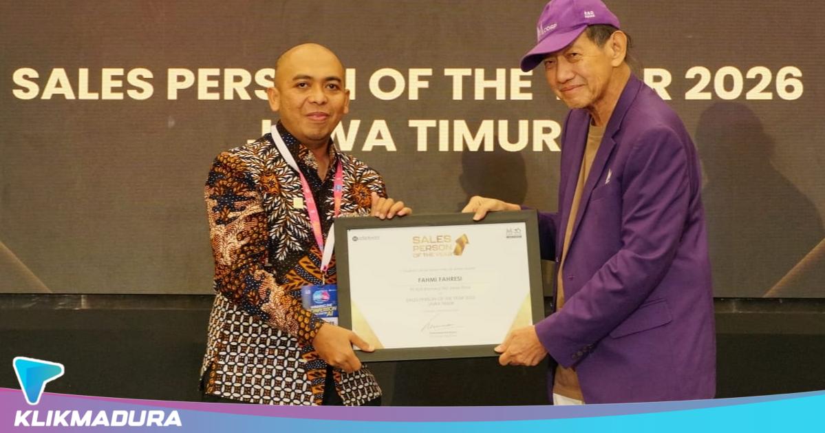 Bertepatan Hari Pelanggan Nasional, Manager PLN UP3 Madura Raih Sales Person of the Year 2026