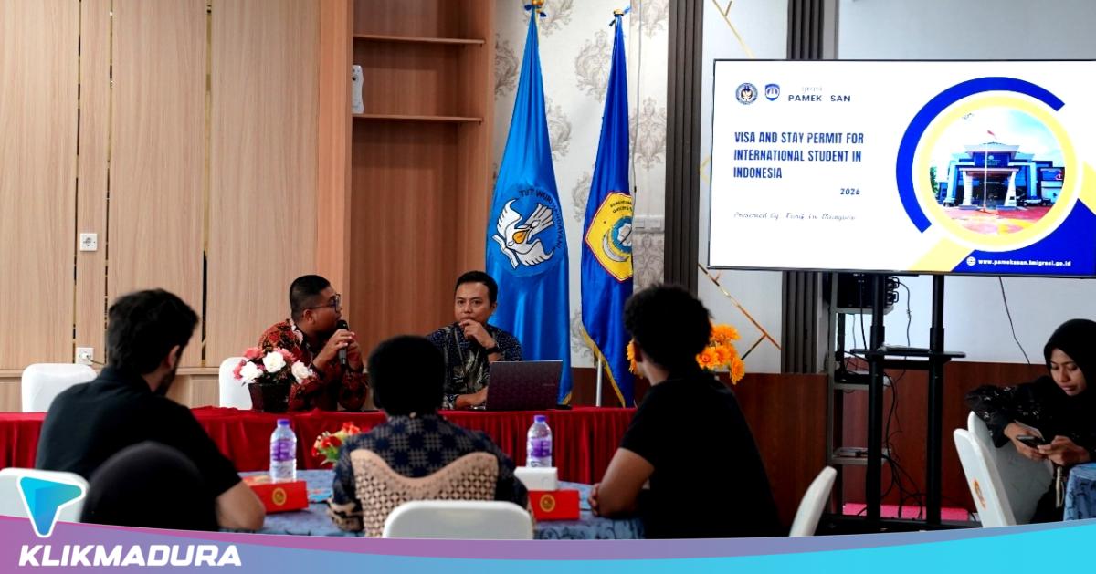 Imigrasi Pamekasan Edukasi Mahasiswa Asing UTM, Tekankan Larangan Bekerja dengan Izin Tinggal Pendidikan