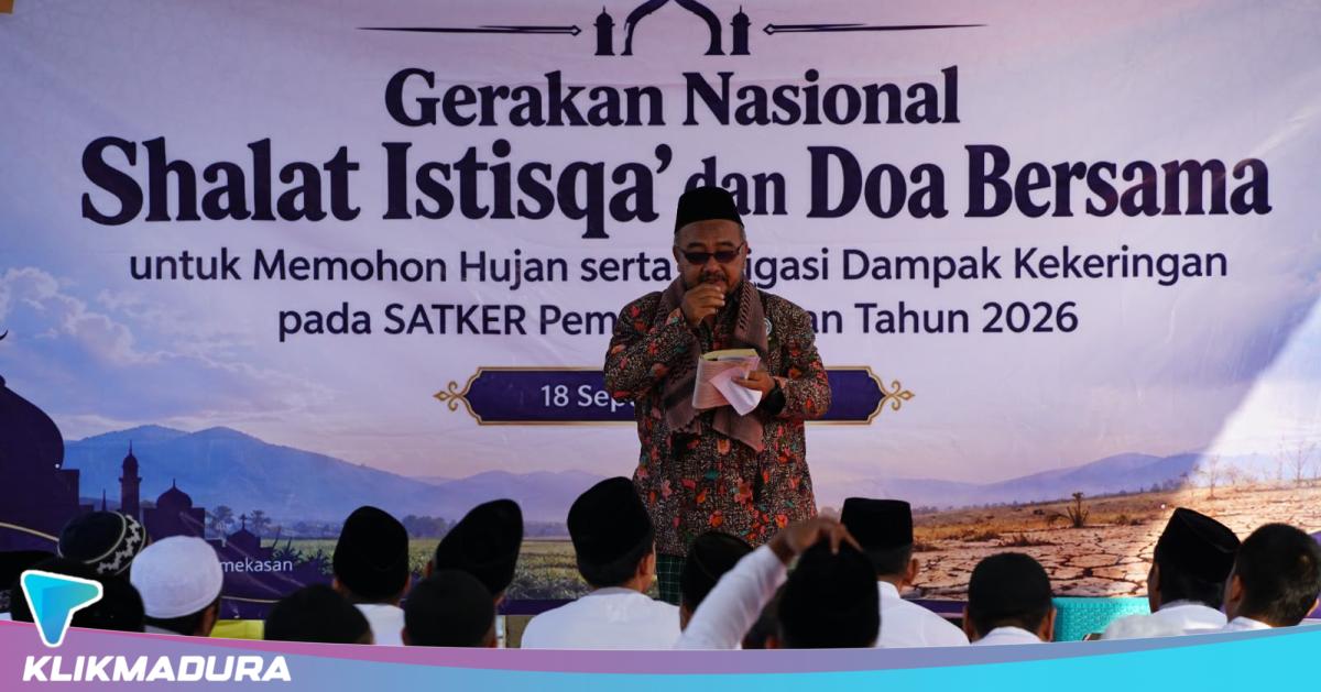 Kemarau Panjang dan Sejumlah Desa Dilanda Kekeringan, Lapas Narkotika Pamekasan Gelar Shalat Istisqa