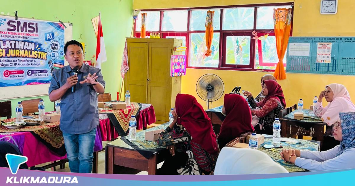 Hadapi Derasnya Arus Informasi, SMSI Sumenep Bekali Puluhan Guru Ilmu Jurnalistik