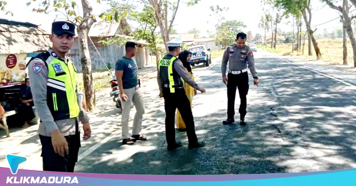 Tertabrak Motor Saat Menyeberang, Pejalan Kaki Tewas di Jalan Raya Kedungdung Sampang